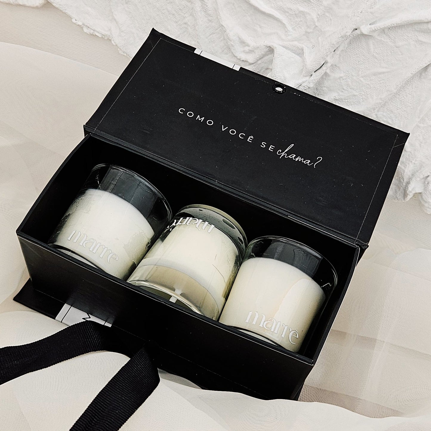 Trio Mini Velas Premium Kit Presente | Marrê