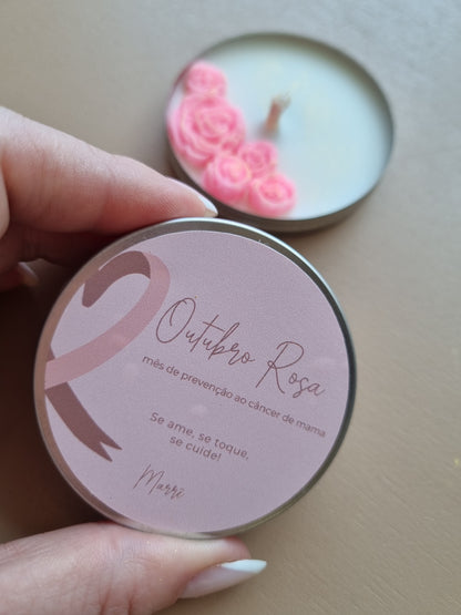 Caixa Personalizada com 4 Mini Velas | Marrê
