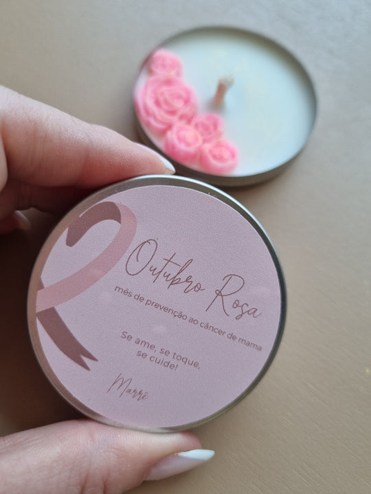 Caixa Personalizada com 4 Mini Velas | Marrê