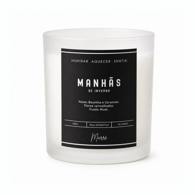 Vela Manhãs de Inverno 180g | Marrê