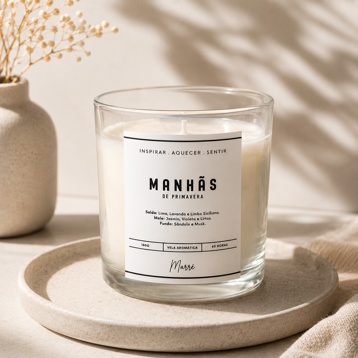 Vela Manhãs de Primavera 180g | Marrê