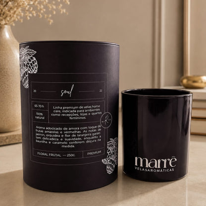 Vela Aromática Soul 250g - Amora  | Marrê